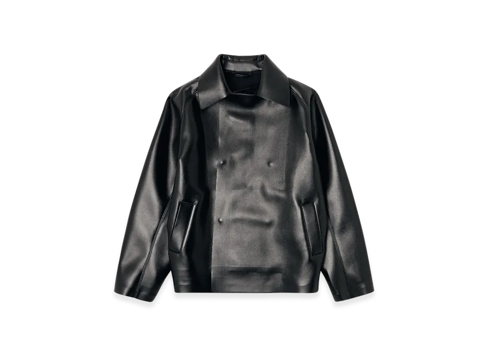 Diesel J-Markus Oversized Neoprene-Bonded Tailored Jacket "Black"