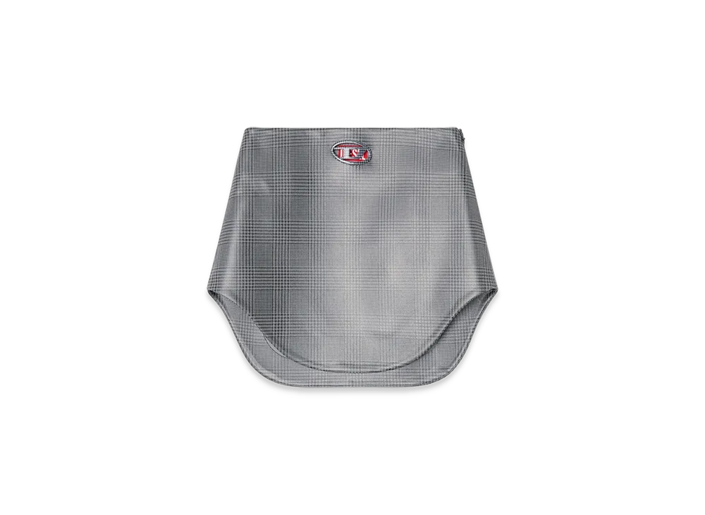 Diesel O-Limpo-Pw Checked Mini Skirt With Oval D "Gray"