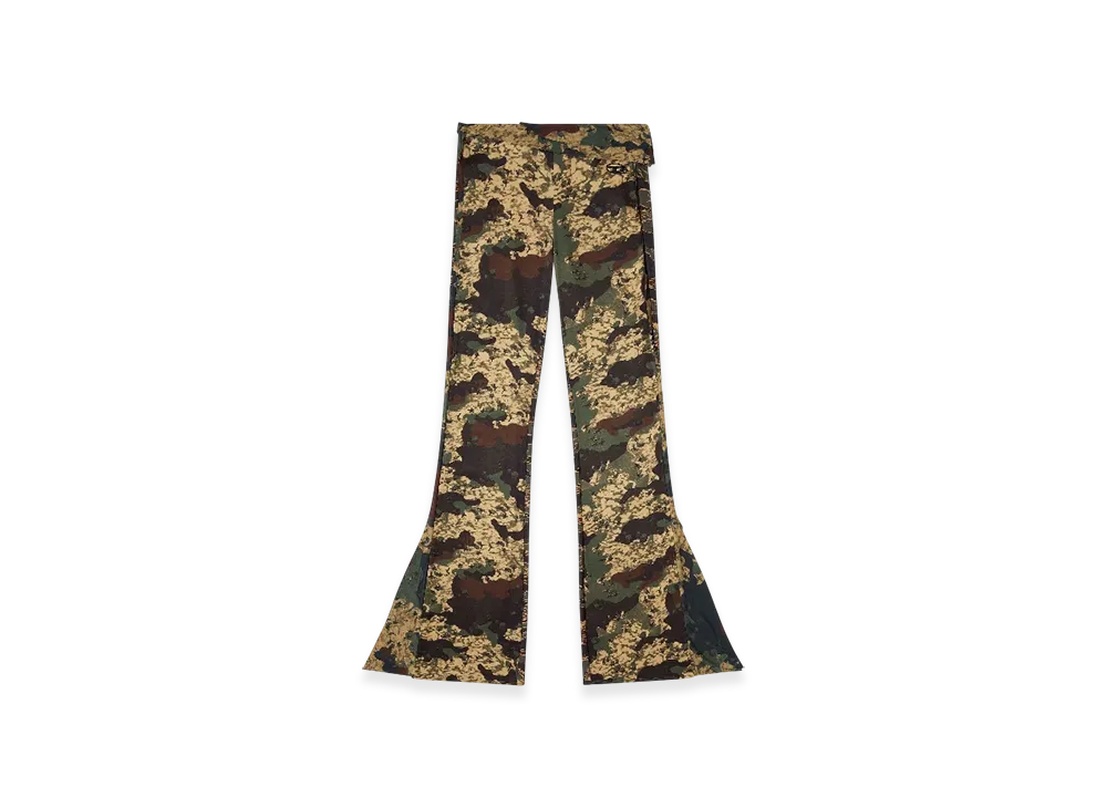 Diesel P-Affal Jazz Pants With Mixed Camo Prints "Military Green"
