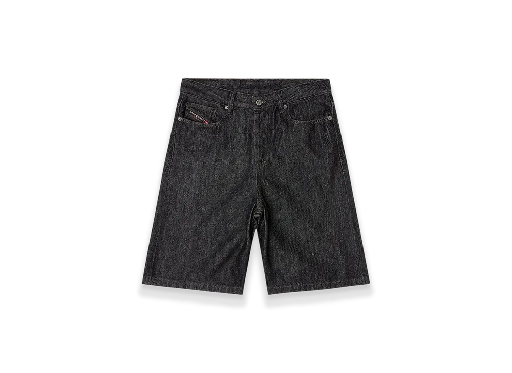 Diesel De-Sire-Short Shorts In Rinse-Wash Denim "Black"