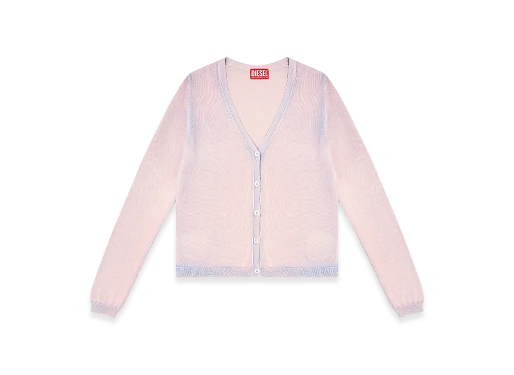 Diesel M-Vitta Red Cardigan "Pink White"