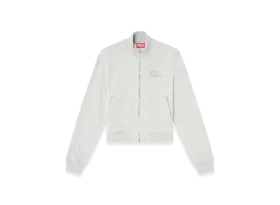 Diesel F-Flacin-J1 Sweatshirt With Oval D Logo "Gray"