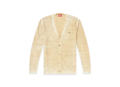 Diesel M-Robin Linen Cardigan "Light Brown"