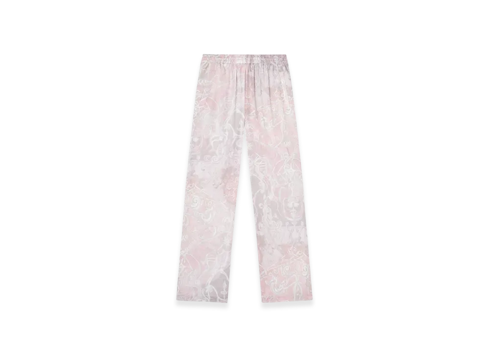 Diesel P-Theck-A-Ajfw Track Pants With Medieval Print "Pink White"