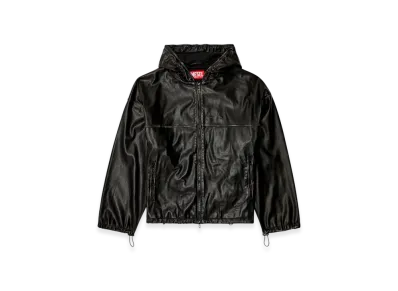 Diesel J-Antil Distressed Hooded Jacket "Black"