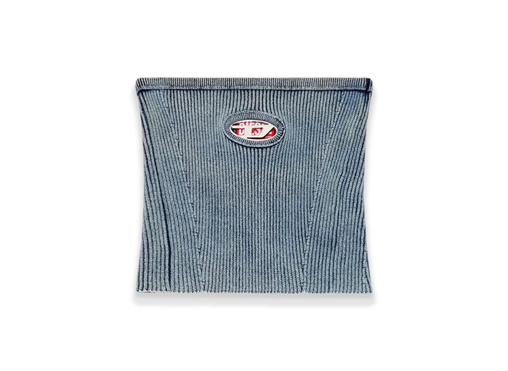 Diesel M-Clarksvillex-C Rib-Knit Tube Top With Oval D "Dark Blue"
