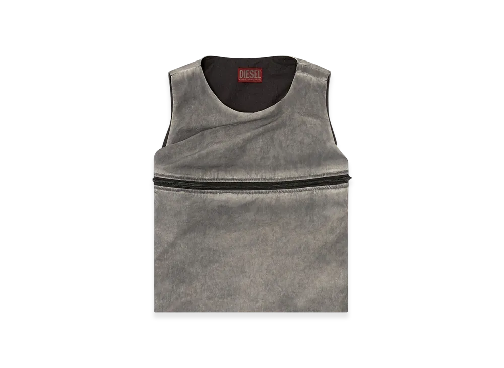 Diesel T-Origin Bubble Top With Utility Pocket "Gray"