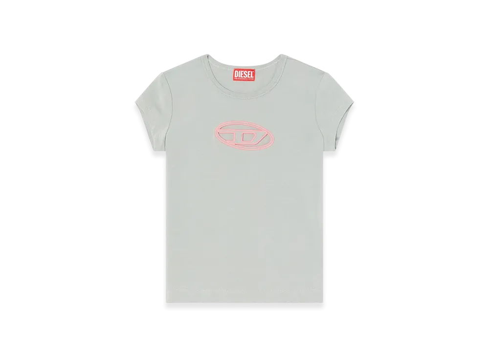 Diesel T-Angie T-Shirts "Light Gray"