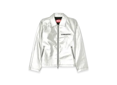 Diesel J-Thome Metallic Coach Jacket "Silver"