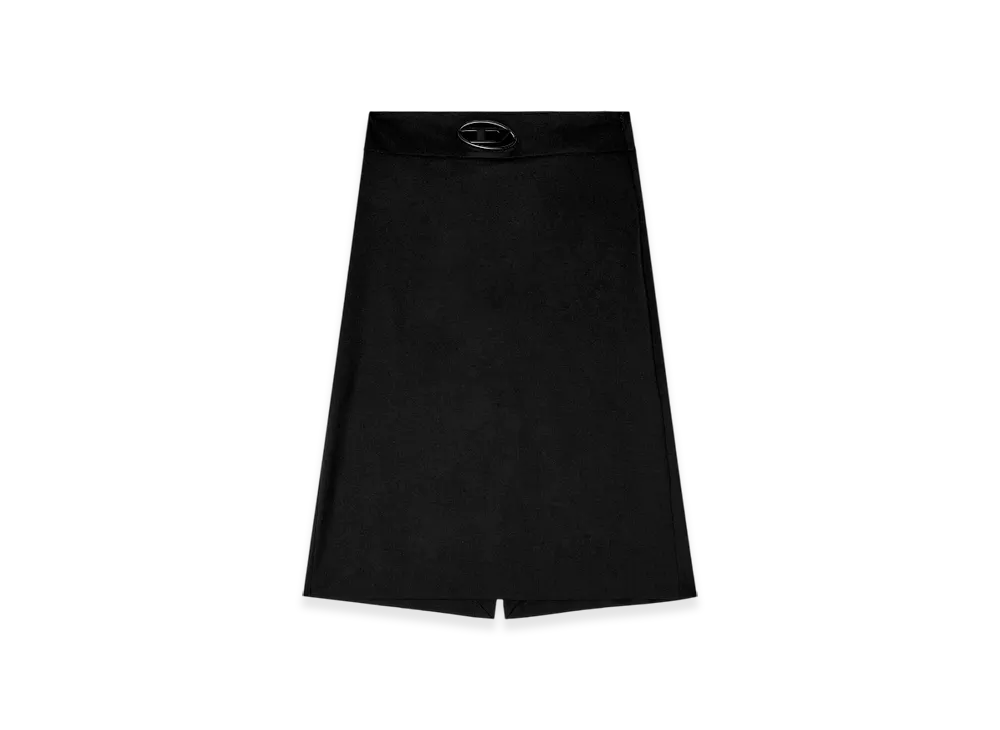 Diesel O-Seus A-Line Midi Skirt "Black"