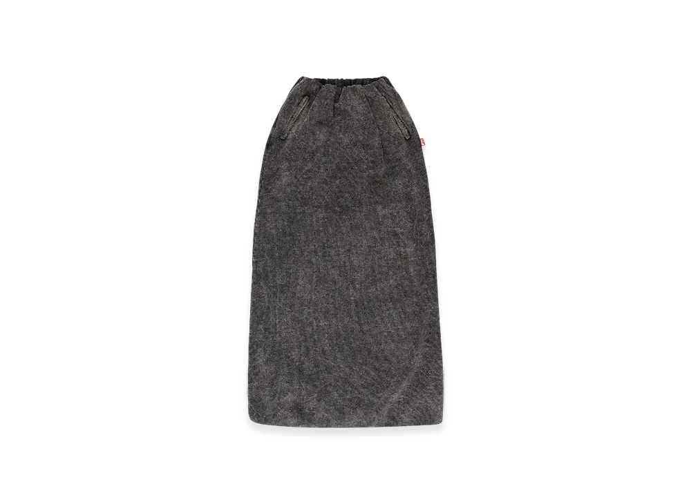 Diesel O-Tulip Long Skirt With Denim Effect "Black"