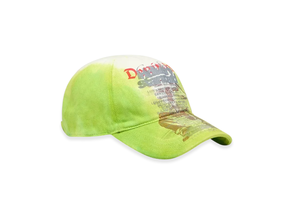 Diesel C-Hris Baseball Cap With Bandana Prints "Neon Green"