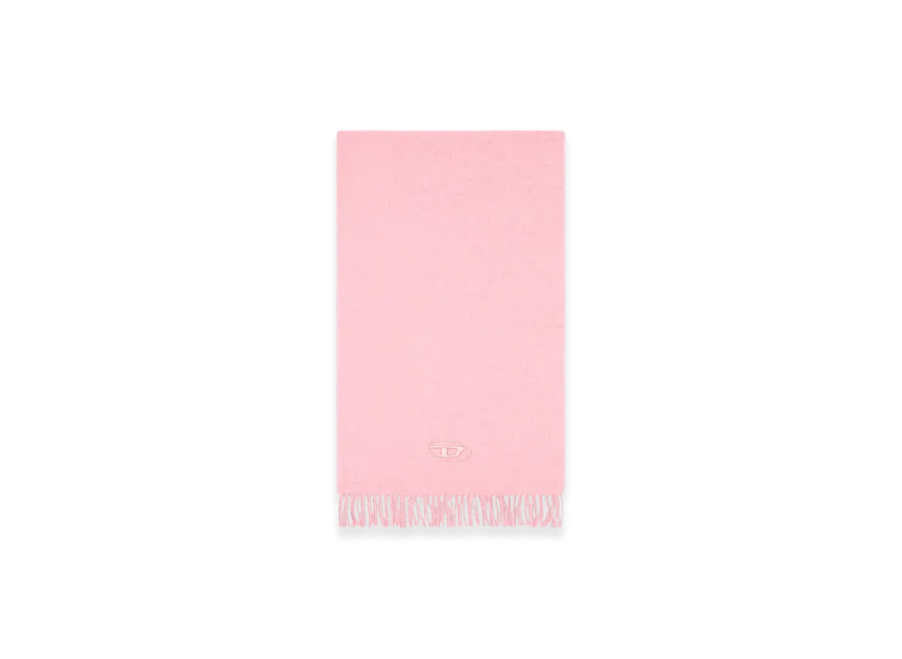 Diesel S-Imon-D Wool-Blend Scarf With Oval D Logo 