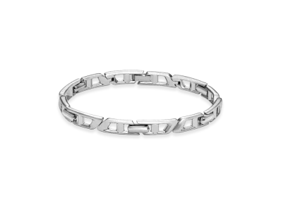 Diesel Dl1350040 Sterling Silver Jewel Sterling Silver D Logo Link Bracelet "Silver"