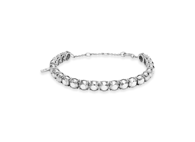 Diesel Dl1354040 Sterling Silver Jewel Sterling Silver Diamond Cut Bracelet "Silver"