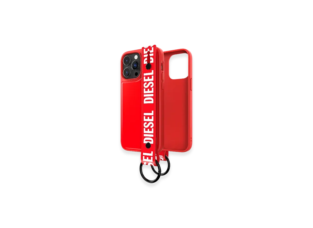 Diesel 50288 Moulded Case Iphone 14 Pro Max Compatible Case "Red"