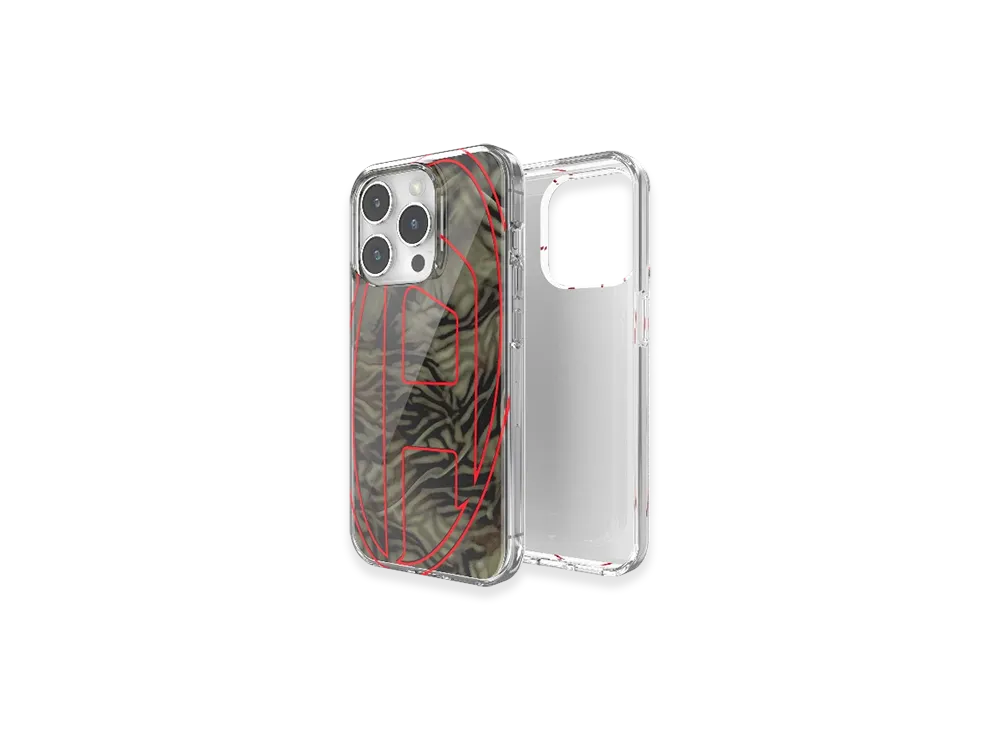Diesel 60052 Aop Case Iphone 15 Pro "Red Green"