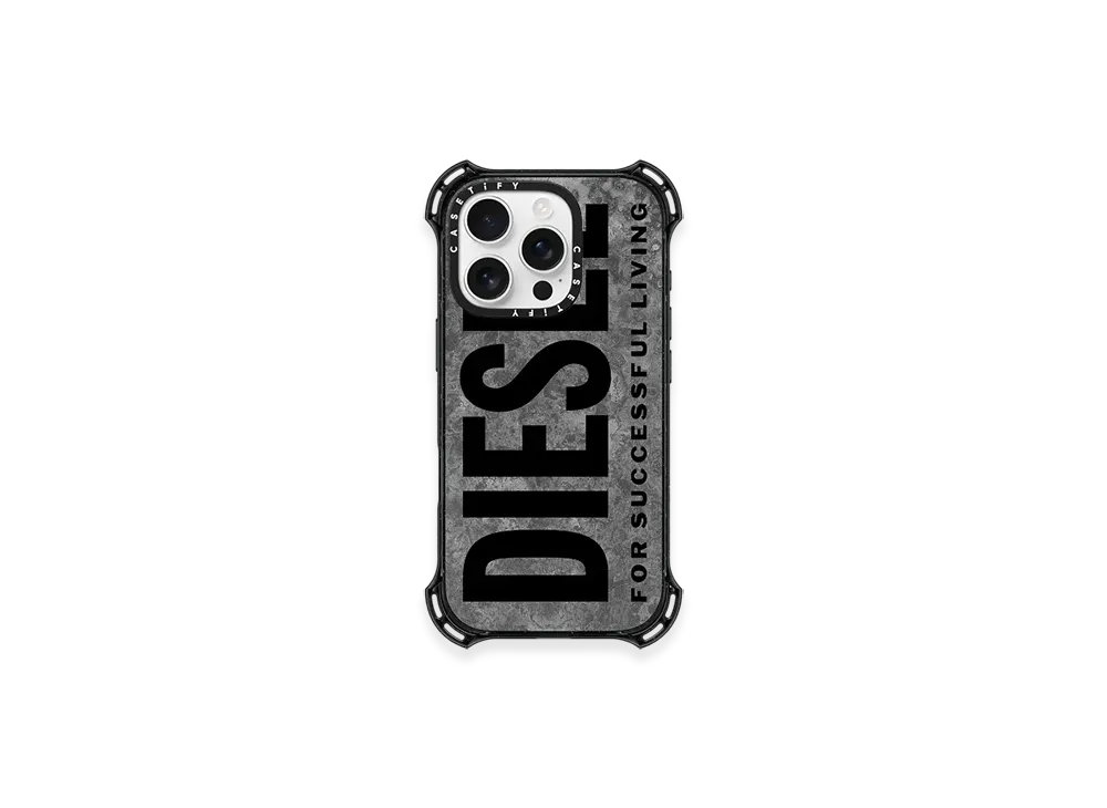 Diesel 60302 Casetify Moulded Case Iphone 16 Pro "Gray Black"