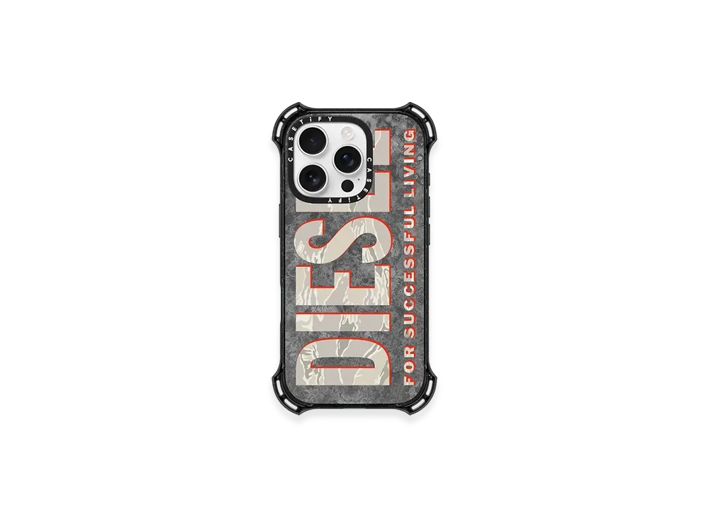 Diesel 60310 Casetify Moulded Case Iphone 16 Pro "Brown White"