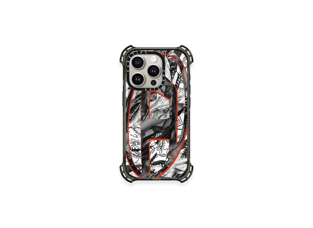 Diesel 60316 Casetify Moulded Case Iphone 15 Pro "Multicolor Block"