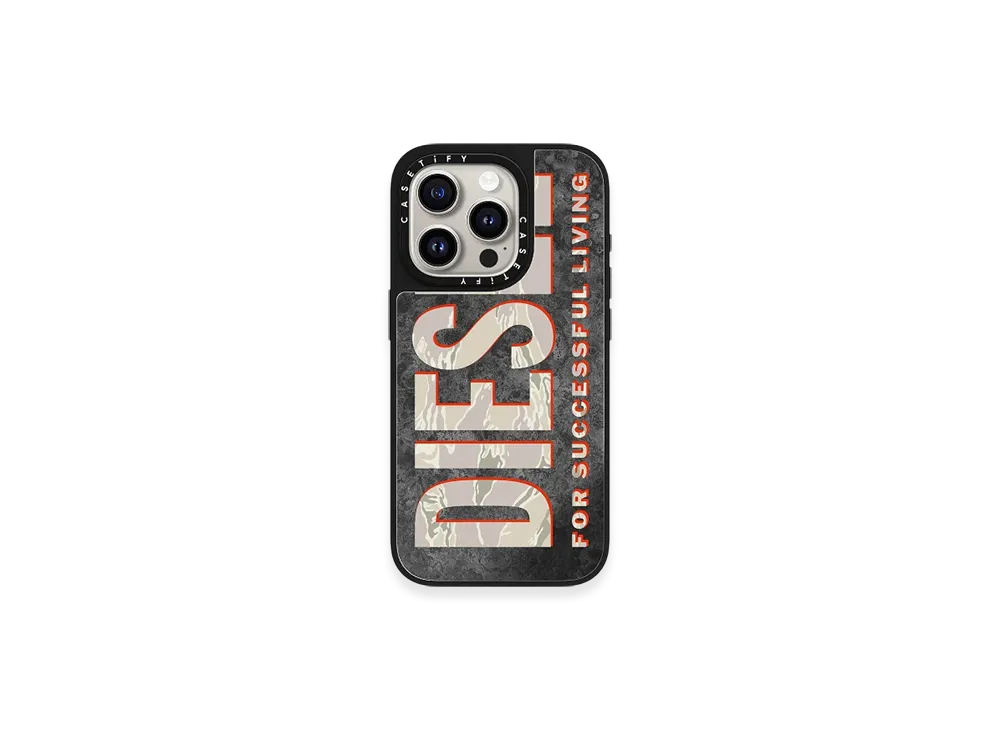 Diesel 60328 Casetify Moulded Case Iphone 15 Pro "Brown White"