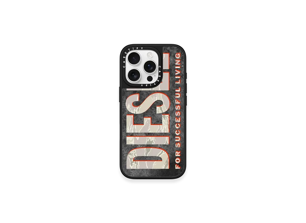 Diesel 60330 Casetify Moulded Case Iphone 16 Pro "Brown White"