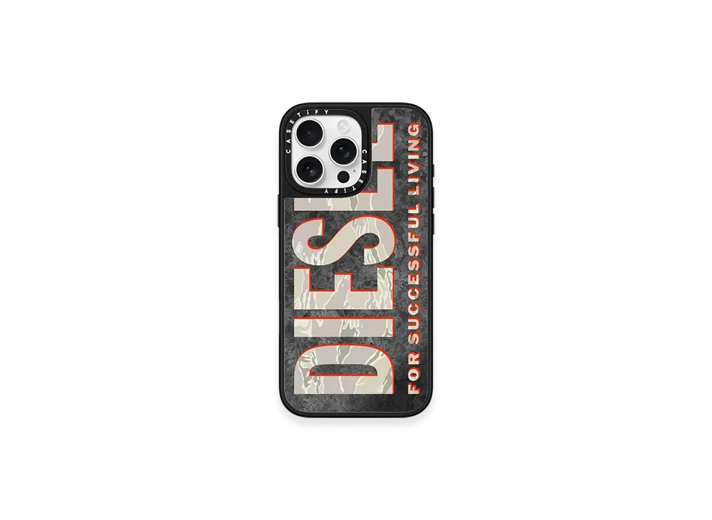 Diesel 60331 Casetify Moulded Case Iphone 16 Pro Max "Brown White"