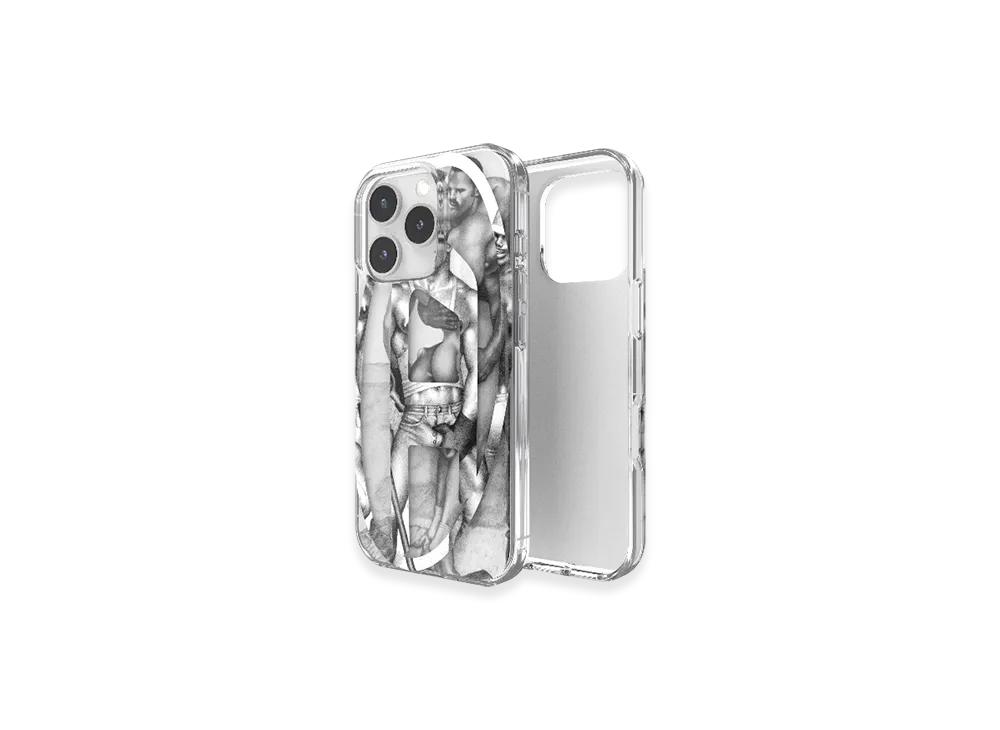 Diesel 60388 Diesel Tom Of Finland Aop Case Toff Case Iphone 16 Pro "Gray"