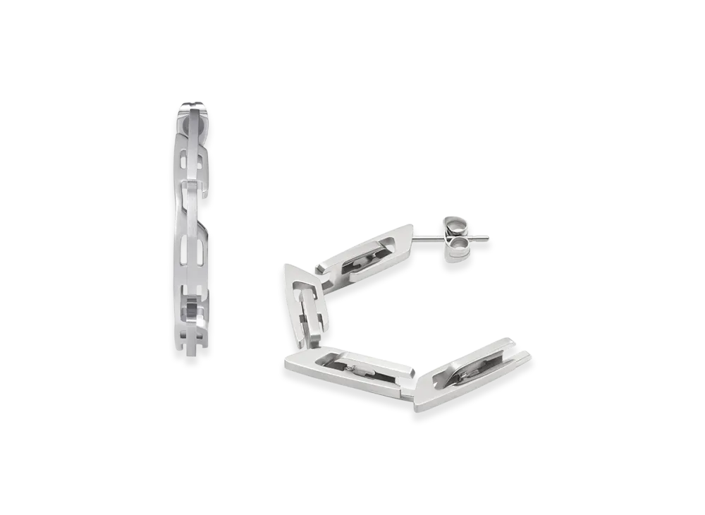 Diesel Dx1375 Jewelry Earrings "Silver"