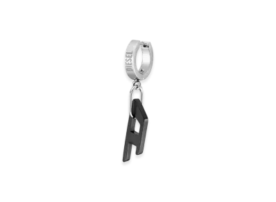 Diesel Dx1418 Earrings "Black Silver"