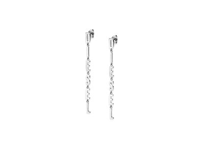 Diesel Dx1488 Stainless Steel Drop Earrings "Silver"