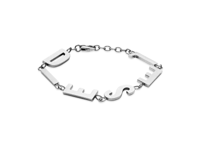 Diesel Dx1490 Stainless Steel Chain Bracelet "Silver"