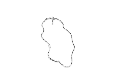 Diesel Dx1491 Stainless Steel Chain Necklace "Silver"