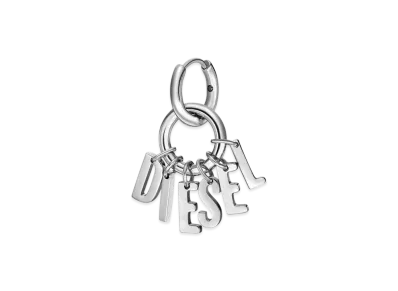 Diesel Dx1492 Stainless Steel Hoop Earring "Silver"