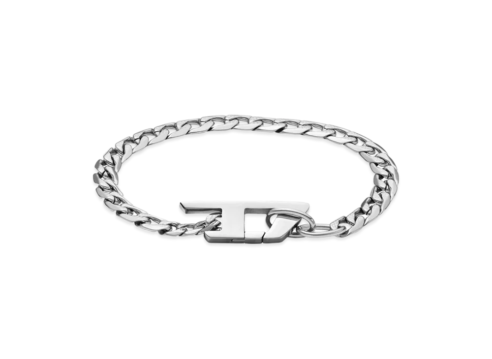 Diesel Dx1496 Stainless Steel Chain Bracelet "Silver"