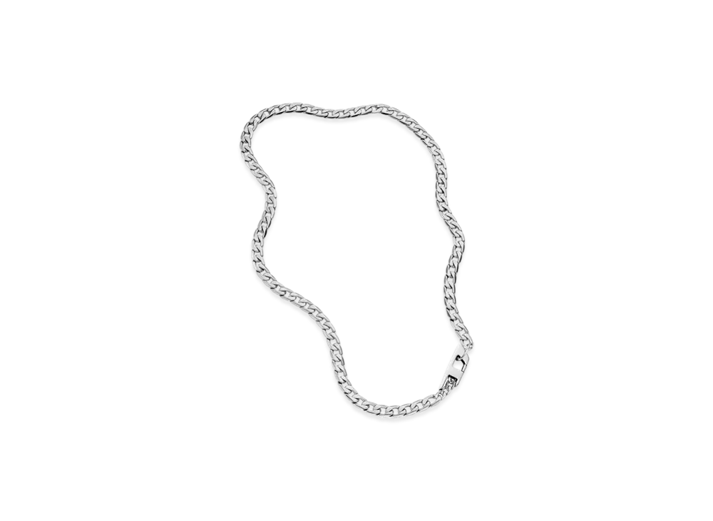 Diesel Dx1497 Stainless Steel Chain Necklace "Silver"