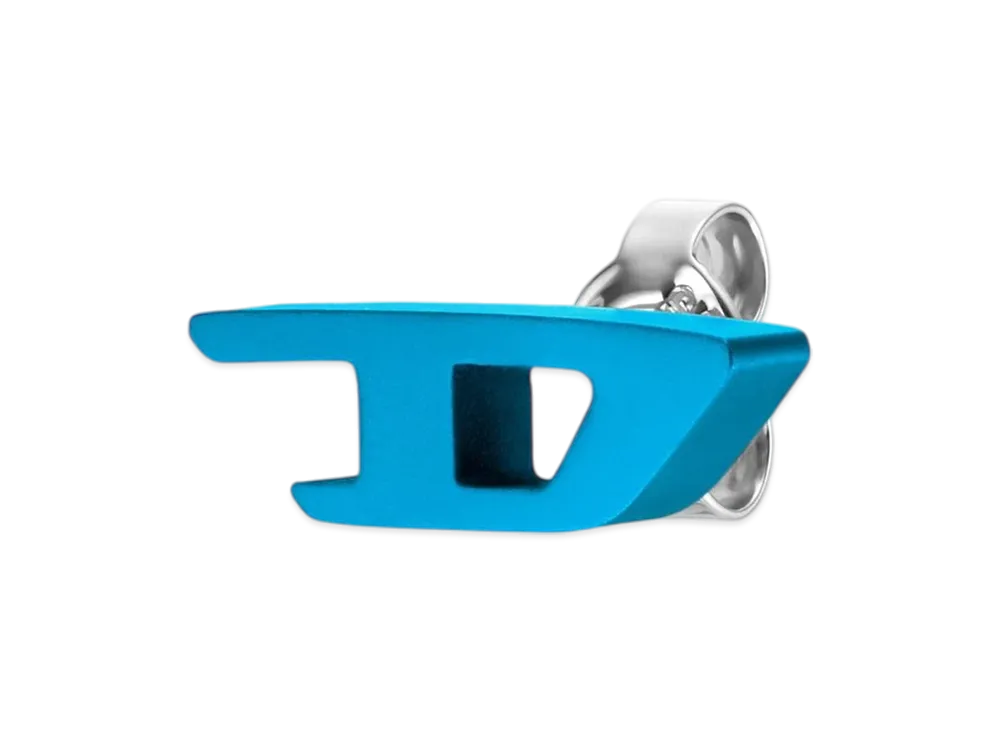 Diesel Dx1504 Blue Aluminum Stud Earring "Azure"