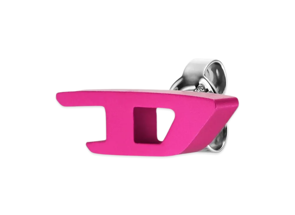 Diesel Dx1503 Pink Aluminum Stud Earring "Pink White"