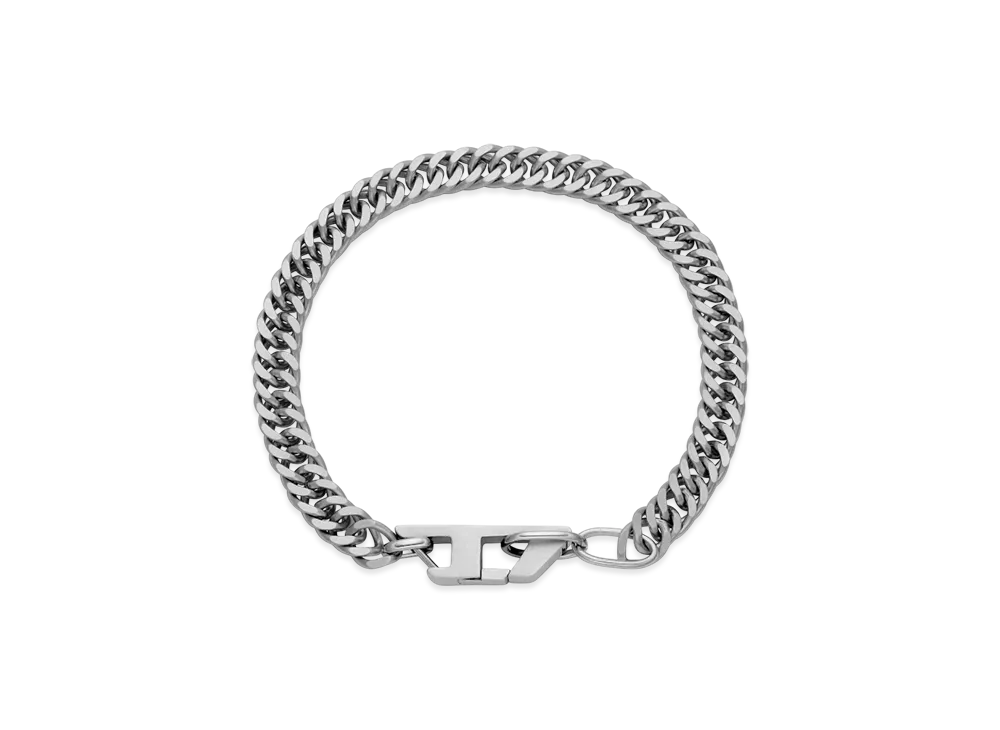 Diesel Dx1510 Stainless Steel Chain Bracelet "Silver"