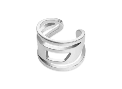 Diesel Dx1532040 Stainless Steel Ear Cuff "Silver"