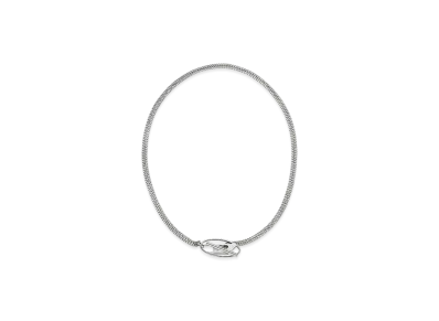 Diesel Dx1534040 Stainless Steel Chain Necklace "Silver"