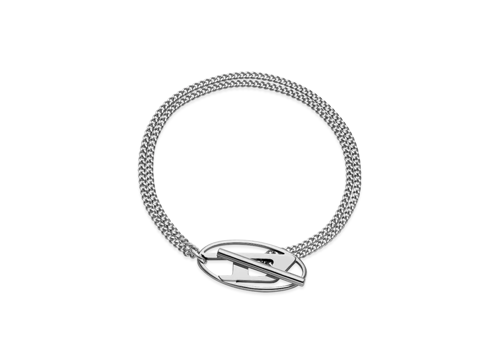 Diesel Dx1535040 Stainless Steel Chain Bracelet "Silver"