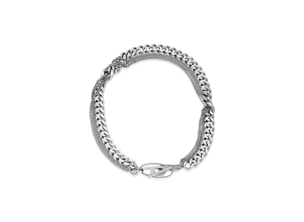 Diesel Dx1549040 Jewel Stainless Steel Chain Necklace "Silver"