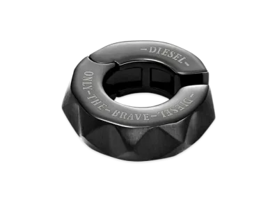 Diesel Dx1556001 Jewel Black Stainless Steel Cuff Earring "Black"