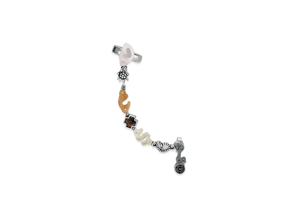 Diesel Dx1563040 Jewel Stainless Steel Cuff Earring "Multicolor"