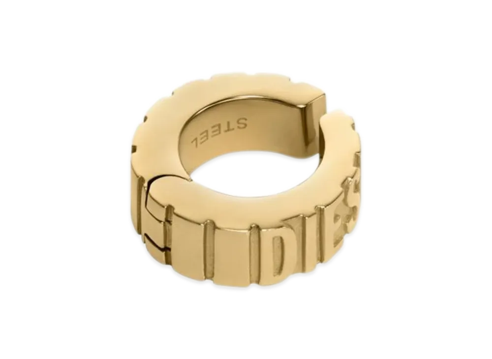 Diesel Dx1565710 Jewel Gold-Tone Stainless Steel Cuff Earring "Gold"
