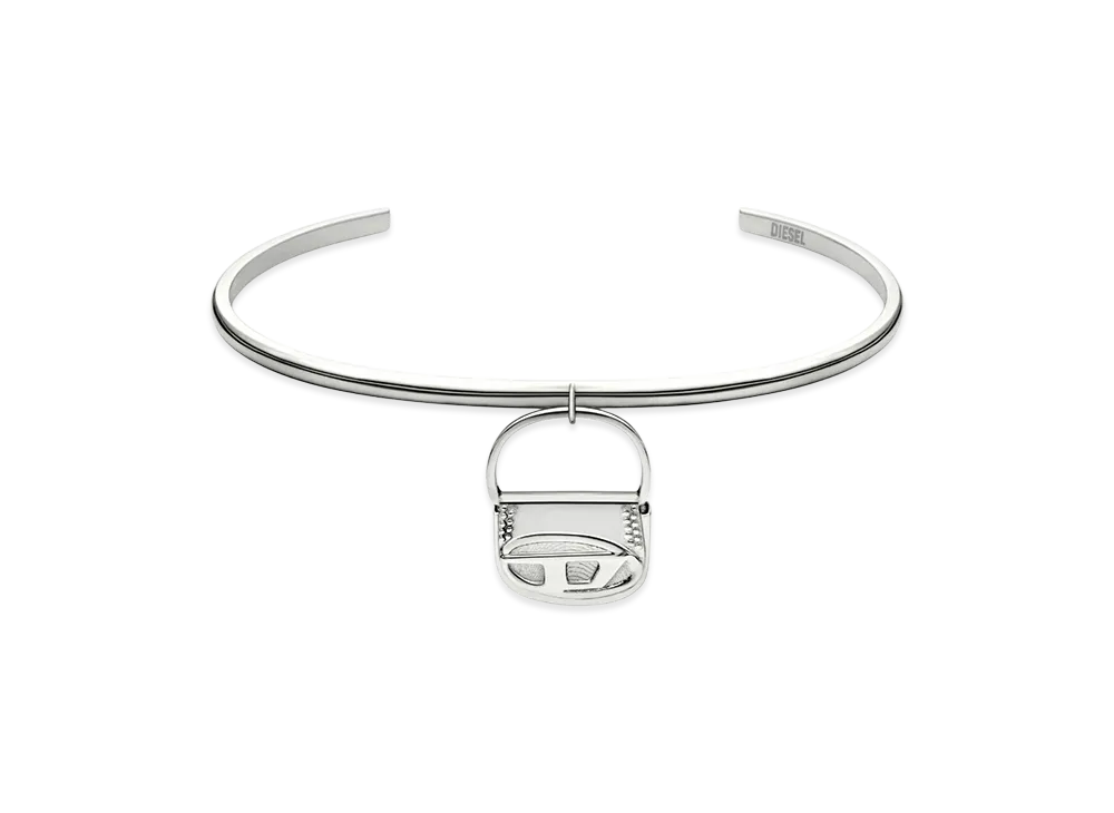 Diesel Dx1621040 Jewellery Stainless Steel Cuff Bracelet "Silver"