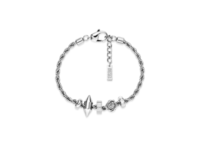 Diesel Dx1622040 Jewellery Stainless Steel Charm Bracelet "Silver"