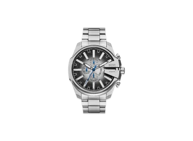 Diesel Dz4686 Watch Mega Chief Slim Stainless Steel Watch "Silver"