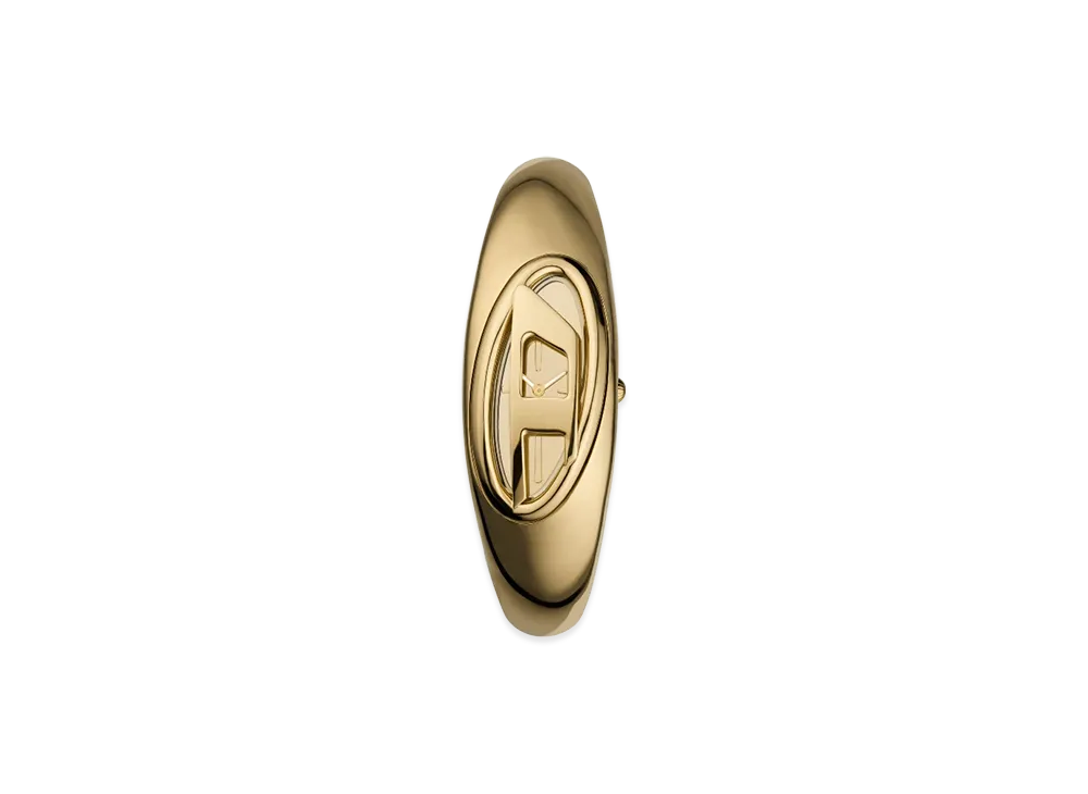 Diesel Dz5608 Watch Wonder-D Two-Hand Gold-Tone Stainless Steel Watch "Gold"